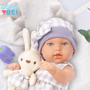 12 Inch Super Realistic Reborn Doll Set with Clothes Party Soothing Baby Basket Doll for Infants And Toddlers 0-3 Years Old - Image 2