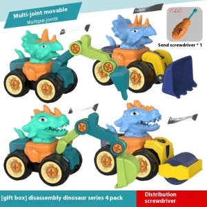 Children's Assembly Engineering Vehicle Disassembly Removable Screw Assembly Toy - Image 23