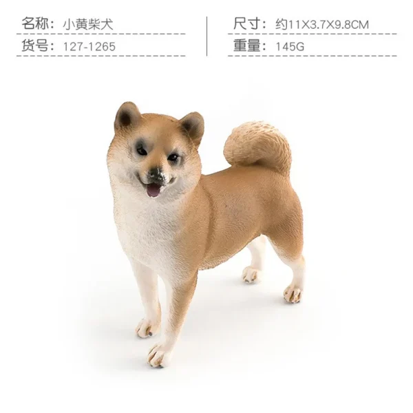 Children's simulation animal famous dog model Shiba Inu Teddy golden retriever Corgi shepherd dog pet dog decoration ornaments -21fe9958740342d19a3fb2d1005647d0