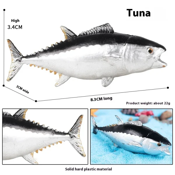 Simulation Cognitive Marine Animal Model Toy Salmon Salmon Large Mouth Bass Golden Gun Fish Tank Landscape Decoration -394d6a9025244dcf8128b2d1005c6b13