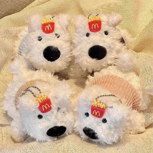 Puppy Plush Keychain Doll – PP Cotton Filled Pendant | Made in Yiwu, China -918f311c6960443bbe91b2db006107c5