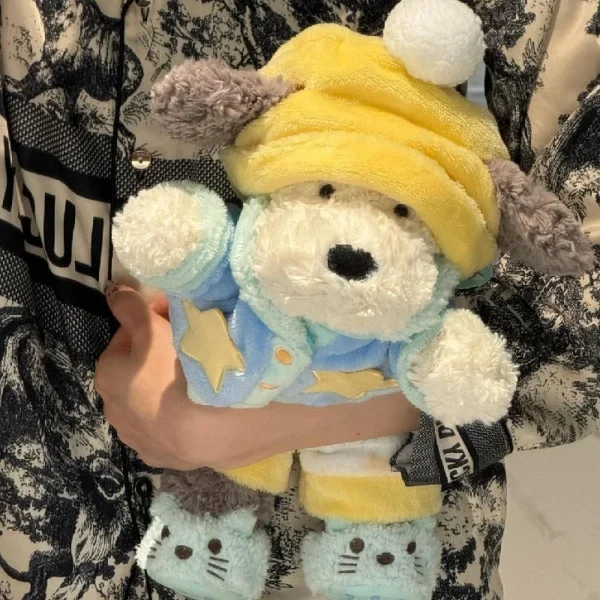 Puppy Plush Toy – Soft PP Cotton Filling | Cute Dog Doll -93dfb8c9808a48fc9b5db2db005fae71