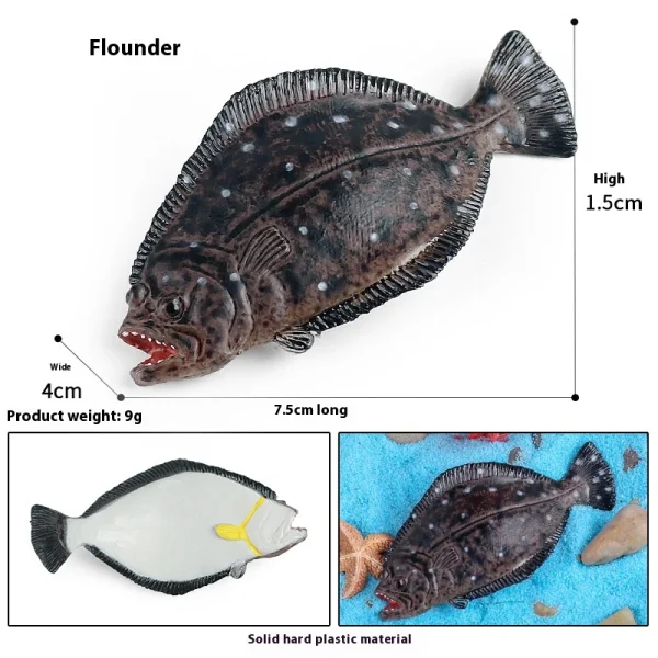 Simulation Cognitive Marine Animal Model Toy Salmon Salmon Large Mouth Bass Golden Gun Fish Tank Landscape Decoration -9ff60db1c8b64627975fb2d1005cb591