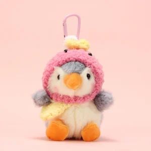 Penguin Plush Pendant Keychain – Guangdong-Made PP Cotton Couple Gift - Image 7