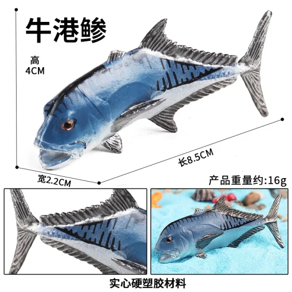 Simulation Cognitive Marine Animal Model Toy Salmon Salmon Large Mouth Bass Golden Gun Fish Tank Landscape Decoration -O1CN016Ki1vr1JGVGJ9xT2O 2200619751001 0 cib 1