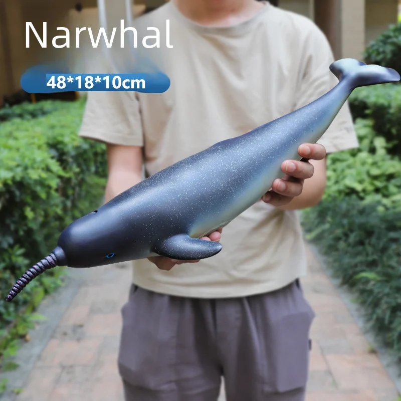 Dolphin Marine Animal Large Shark Toy Simulation Soft Glue Children Toy Underwater World Whale Model Wholesale -O1CN0175ZWHJ1Bs2x6v6Gm8 0 0 cib