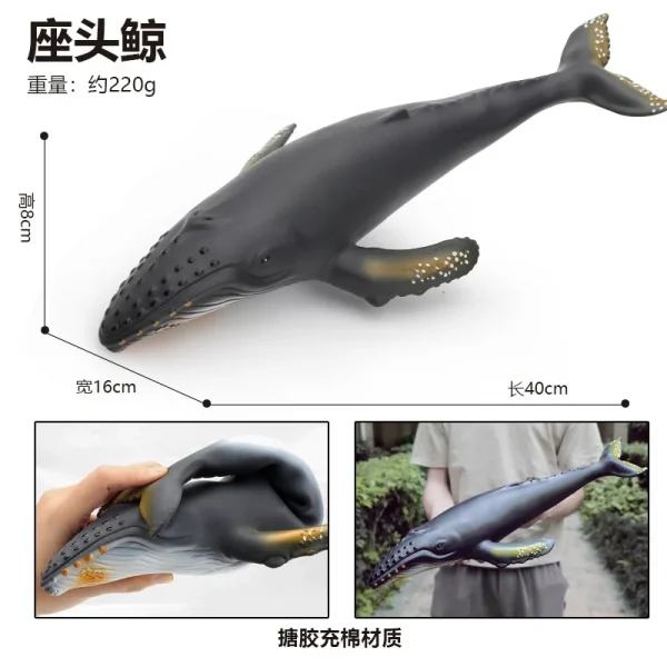 Dolphin Marine Animal Large Shark Toy Simulation Soft Glue Children Toy Underwater World Whale Model Wholesale -O1CN019cpV4Q1ezwjMJs3Z8 2215724383943 0 cib