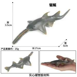 Simulation Cognitive Marine Animal Model Toy Salmon Salmon Large Mouth Bass Golden Gun Fish Tank Landscape Decoration - Image 42