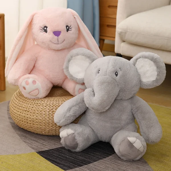 Soft Toys - Realistic Sitting Elephant & Monkey Plush Comfort Dolls -O1CN01A3QYVX1rmk6lPFo5j 2213988595674 0 cib