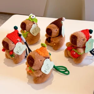 Capybara Plush Doll Keychain | Plush pendant - Image 1
