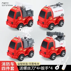 Children's Assembly Engineering Vehicle Disassembly Removable Screw Assembly Toy - Image 31