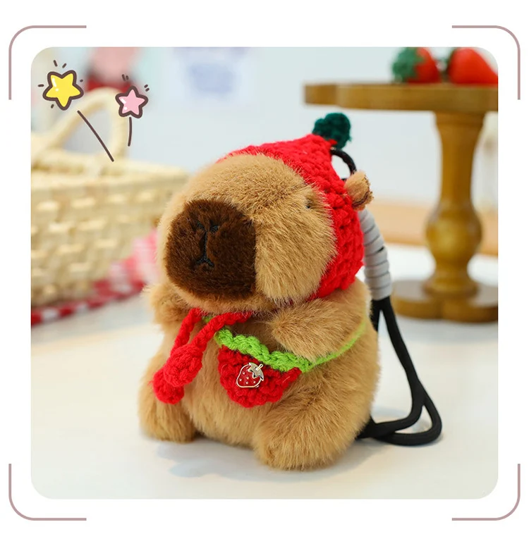 CapybaraPlush Doll Keychain | Plush pendant -O1CN01Jfxc6k1x2qIZ2fRHo 2691626386 0 cib