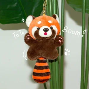 Red panda | Ailurus fulgens Pp cotton Plush Doll keychain | plush pendant - Image 5