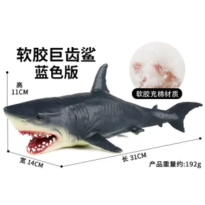 Explosive simulation of marine animal model children soft rubber puffer octopus lobster starfish crab horseshoe toy gift - Image 22