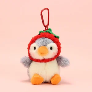 Penguin Plush Pendant Keychain – Guangdong-Made PP Cotton Couple Gift - Image 12