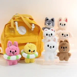 Stray Children Plush Keychain – Guangdong-Made PP Cotton Anime Pendant - Image 2
