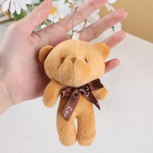 Cute  Plush Keychain | Teddy Bear Plush Stuffed Animal Keychain - Image 3