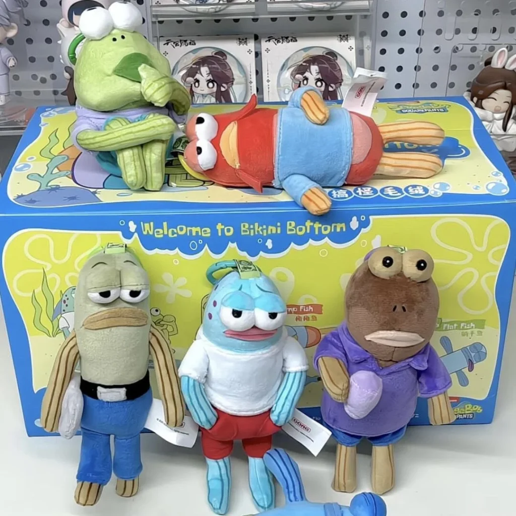 SpongeBob Bikini Bottom Dopey Fish Plush Doll -O1CN01SbmIWE27FngYgzH6Y 2219585427768 0 cib scaled