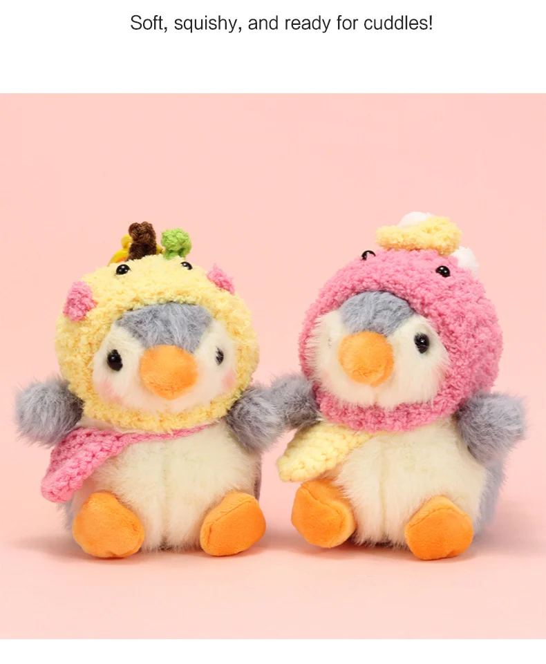 Penguin Plush Pendant Keychain – Guangdong-Made PP Cotton Couple Gift -O1CN01Vpy8C61niqTXYKAfV 2216605255124 0 cib