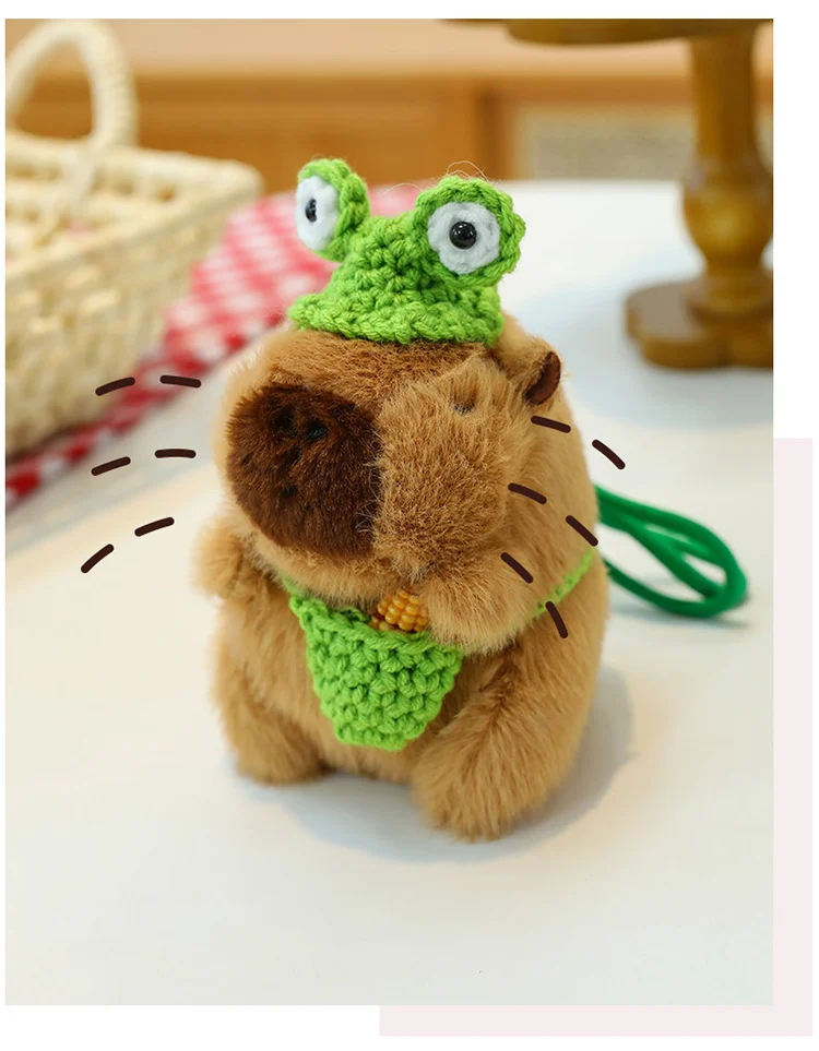 CapybaraPlush Doll Keychain | Plush pendant -O1CN01WE5Rtt1x2qIYoky79 2691626386 0 cib