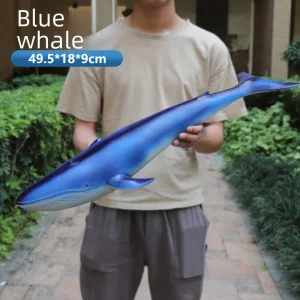 Dolphin Marine Animal Large Shark Toy Simulation Soft Glue Children Toy Underwater World Whale Model Wholesale - Image 2