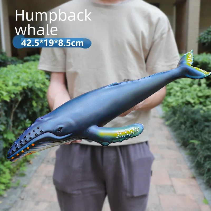 Dolphin Marine Animal Large Shark Toy Simulation Soft Glue Children Toy Underwater World Whale Model Wholesale -O1CN01auOdPB1Bs2x5sL9s2 0 0 cib