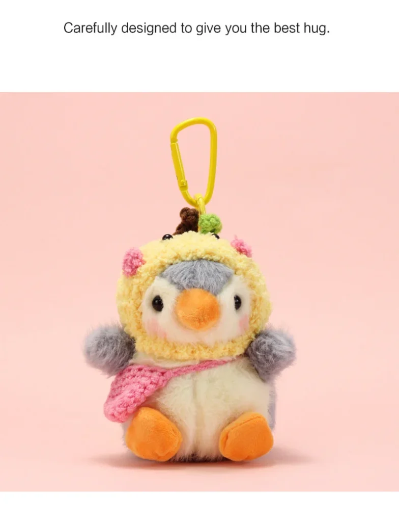 Penguin Plush Pendant Keychain – Guangdong-Made PP Cotton Couple Gift -O1CN01cnEHG51niqTYyH3D8 2216605255124 0 cib scaled