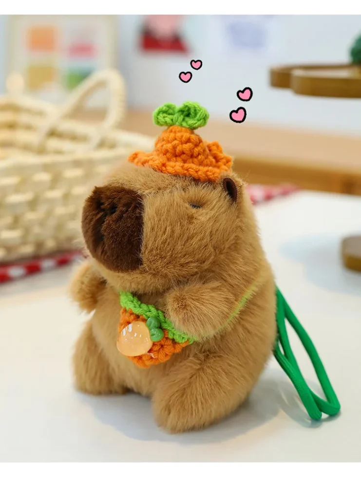 CapybaraPlush Doll Keychain | Plush pendant -O1CN01dDww9B1x2qIXaunMj 2691626386 0 cib scaled