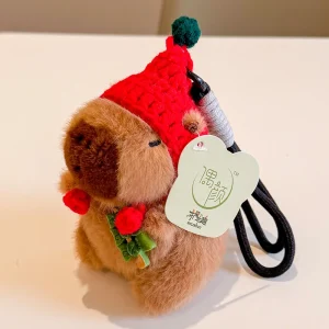Capybara Plush Doll Keychain | Plush pendant - Image 8