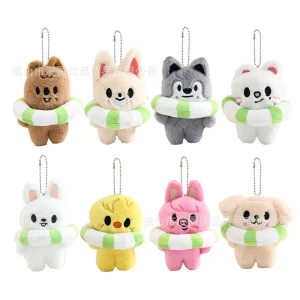 Stray Children Plush Keychain – Guangdong-Made PP Cotton Anime Pendant - Image 1