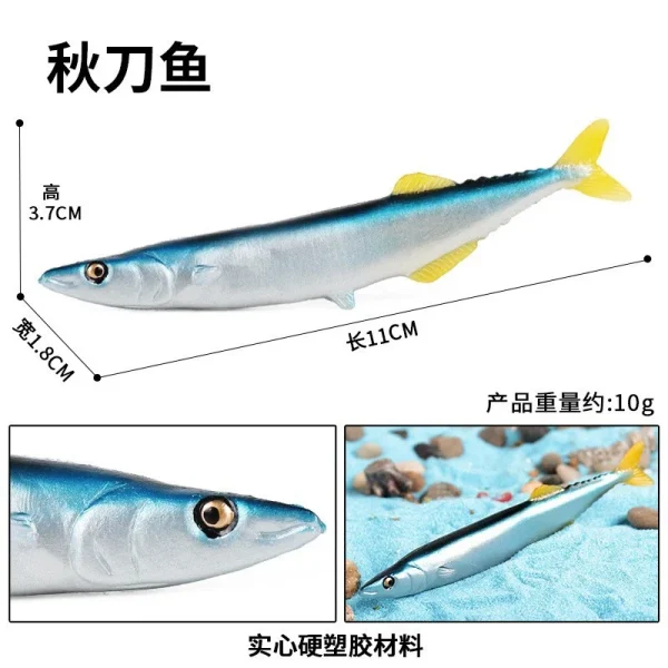 Simulation Cognitive Marine Animal Model Toy Salmon Salmon Large Mouth Bass Golden Gun Fish Tank Landscape Decoration -O1CN01ibUBD41JGVLEqxnAz 2200619751001 0 cib