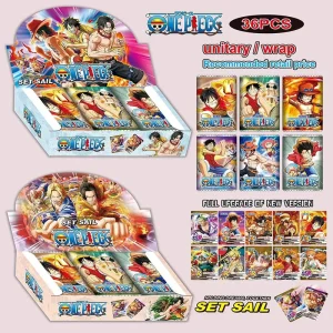 One Piece & Dragon Ball Trading Card Games | Ghost Blade, Gold Edge Flash Cards, Table Game Toys - Image 1