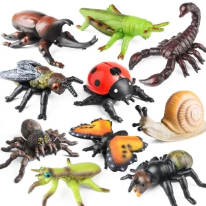Explosive simulation of marine animal model children soft rubber puffer octopus lobster starfish crab horseshoe toy gift - Image 1