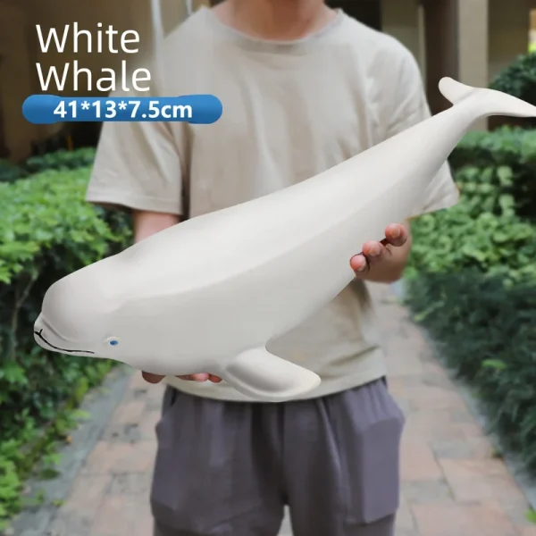 Dolphin Marine Animal Large Shark Toy Simulation Soft Glue Children Toy Underwater World Whale Model Wholesale -O1CN01oFBLrM1Bs2yM578Vz 0 0 cib