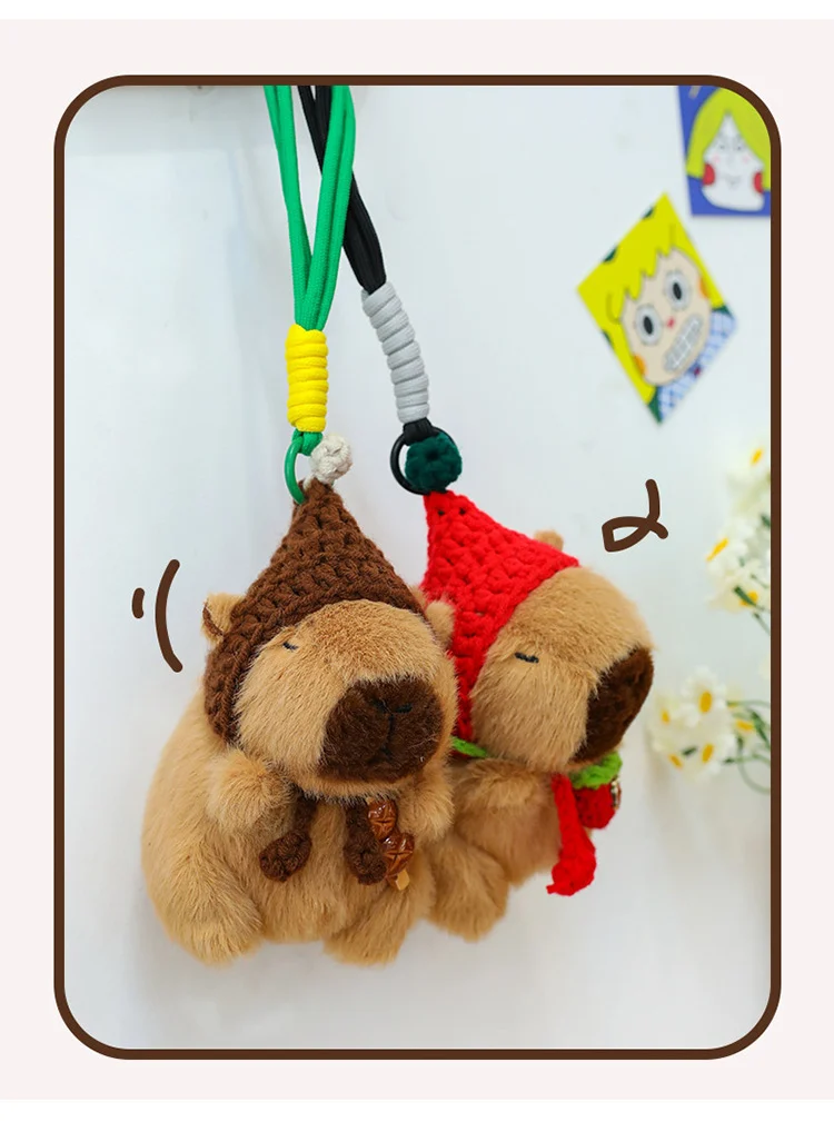 CapybaraPlush Doll Keychain | Plush pendant -O1CN01oWVjyE1x2qIXawTJi 2691626386 0 cib
