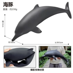 Dolphin Marine Animal Large Shark Toy Simulation Soft Glue Children Toy Underwater World Whale Model Wholesale - Image 26