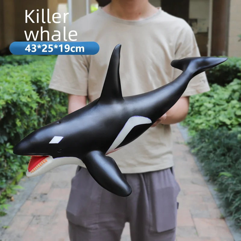 Dolphin Marine Animal Large Shark Toy Simulation Soft Glue Children Toy Underwater World Whale Model Wholesale -O1CN01r2heoZ1Bs2x1FcD05 0 0 cib