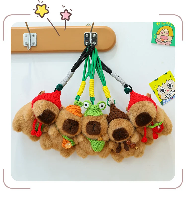 CapybaraPlush Doll Keychain | Plush pendant -O1CN01rD9n6V1x2qIYolAbA 2691626386 0 cib