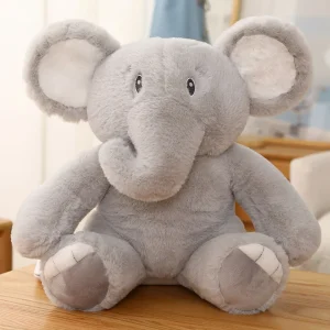 Soft Toys - Realistic Sitting Elephant & Monkey Plush Comfort Dolls - Image 7