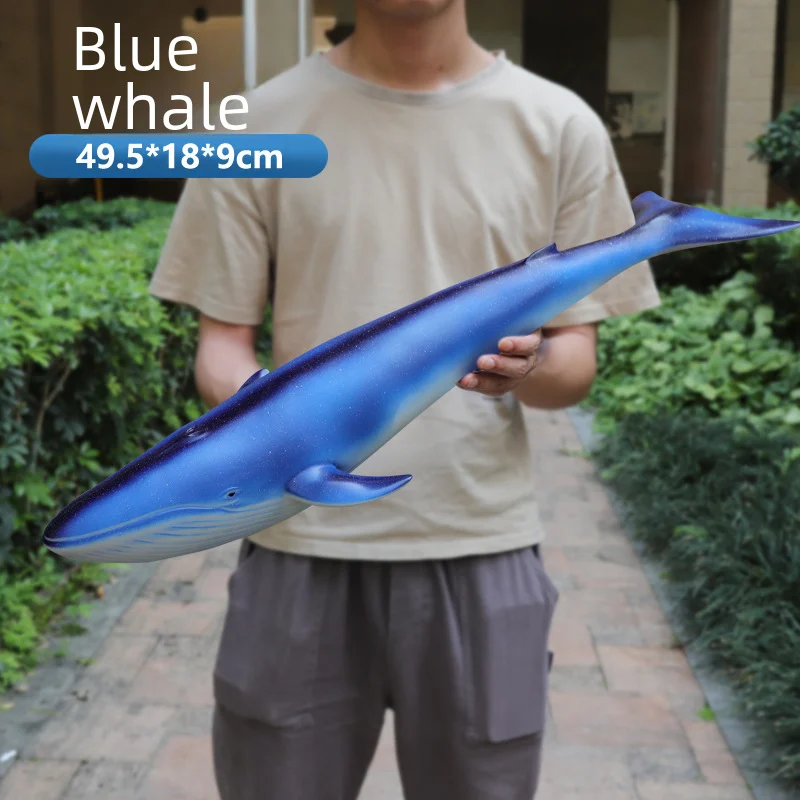 Dolphin Marine Animal Large Shark Toy Simulation Soft Glue Children Toy Underwater World Whale Model Wholesale -O1CN01tFN6Ge1Bs2wzvz4Ux 0 0 cib