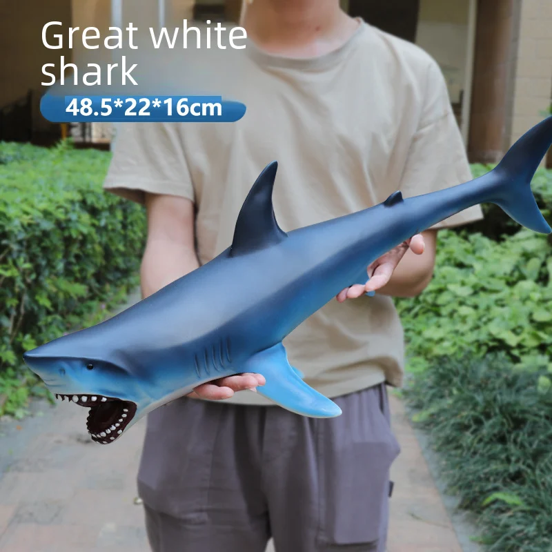 Dolphin Marine Animal Large Shark Toy Simulation Soft Glue Children Toy Underwater World Whale Model Wholesale -O1CN01vg9iIa1Bs2x36uoPo 0 0 cib