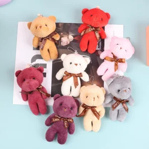 Cute  Plush Keychain | Teddy Bear Plush Stuffed Animal Keychain - Image 2