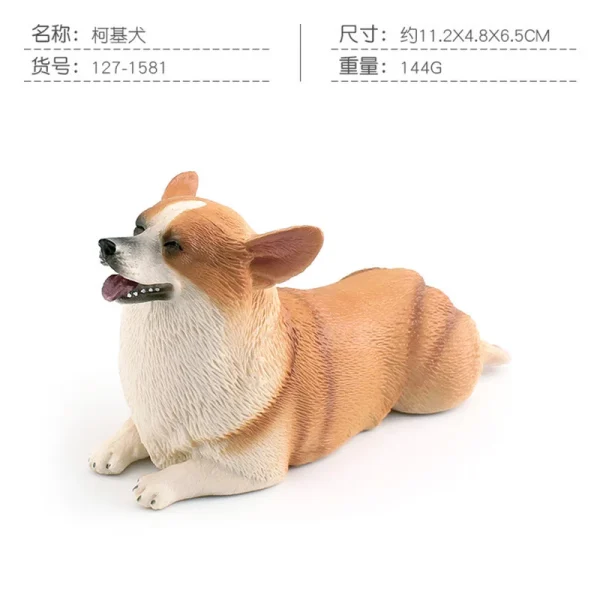 Children's simulation animal famous dog model Shiba Inu Teddy golden retriever Corgi shepherd dog pet dog decoration ornaments -O1CN01zgx2TG1kJFKlHCKxD 2215637304662 0 cib