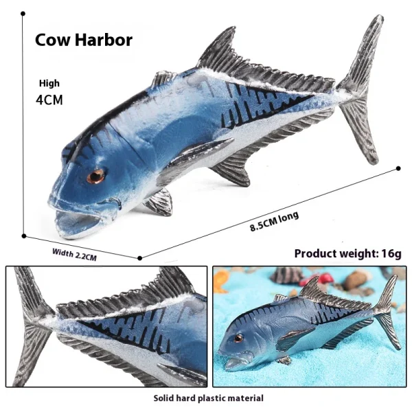 Simulation Cognitive Marine Animal Model Toy Salmon Salmon Large Mouth Bass Golden Gun Fish Tank Landscape Decoration -a4aa01dae0364b7dbdbfb2d1005c7287