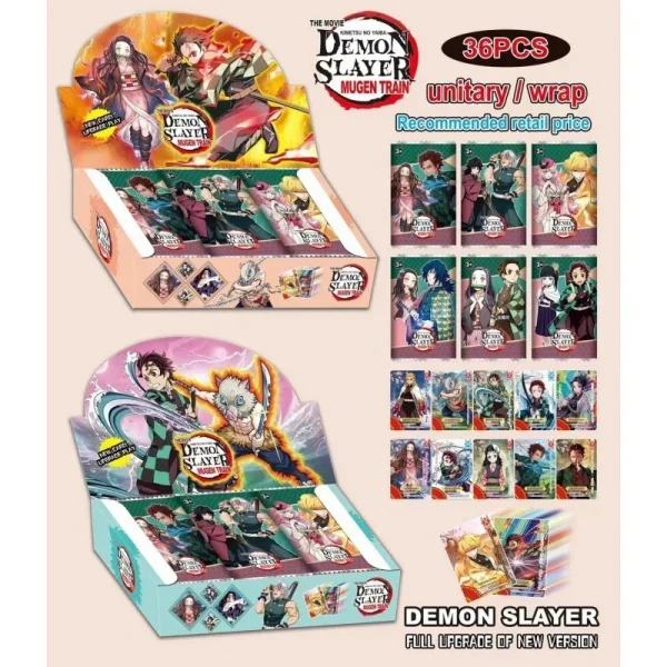 One Piece x Dragon Ball Trading Card Game | Demon Slayer Gold Cards -c1ede278089e4b3580eeb2d40072e7b0
