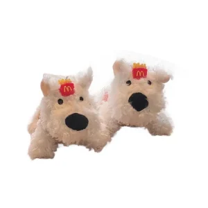 Puppy Plush Keychain Doll – PP Cotton Filled Pendant | Made in Yiwu, China - Image 1