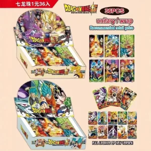 Naruto|One Piece|Dragon Ball|Demon Slayer|Trading Cards  Cross-Border Game Collection - Image 1