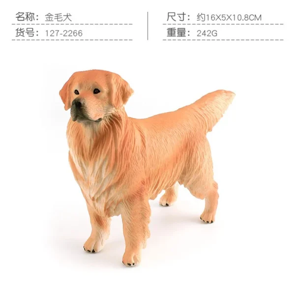 Children's simulation animal famous dog model Shiba Inu Teddy golden retriever Corgi shepherd dog pet dog decoration ornaments -eb37feb783b34a91b2b5b2d1005648cf