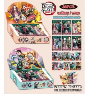One Piece x Dragon Ball Trading Card Game | Demon Slayer Gold Cards - Image 2