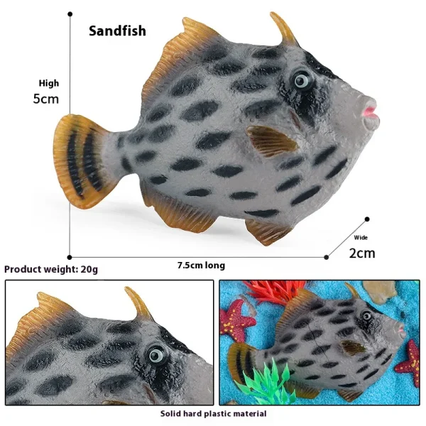 Simulation Cognitive Marine Animal Model Toy Salmon Salmon Large Mouth Bass Golden Gun Fish Tank Landscape Decoration -fb38ea54defb4aa7af20b2d1005cae3e
